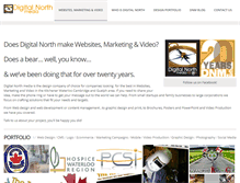 Tablet Screenshot of digitalnorth.ca